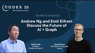 Thumbnail for Live from NODES 2025 | Keynote: Fireside Chat with Andrew Ng and Emil Eifrém video