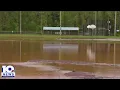 Flooding at Peaksview Park in Lynchburg