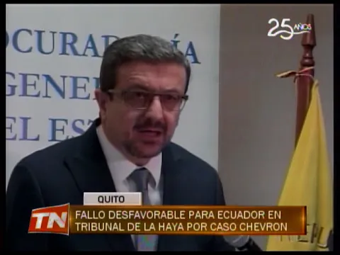 Fallo desfavorable para Ecuador en tribunal de la haya por caso Chevron