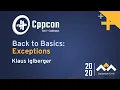 Back to Basics Exceptions - Klaus Iglberger