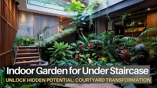 Download Unlock Hidden Potential: Lush Indoor Garden Ideas for Under Staircase Courtyard Transformation MP3
