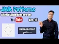 How to print Diamond star pattern program in java
