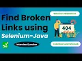 Session 25 Master Selenium - Java The Genius Hacks to find Broken Links in Selenium