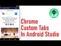Chrome Custom Tabs In Android Studio Bangla Ict Foysal