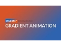 CSS3 Only Gradient Background Animation HTML CSS3