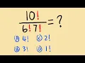 simplifying factorials with a surprising answer