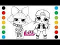 LOL Surprise Diva M C Swag Coloring Pages for Kids Digital Coloring