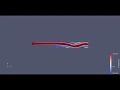 Simulation of Backward Facing Step using IcoFoam solver with 0 5 Mesh Grade