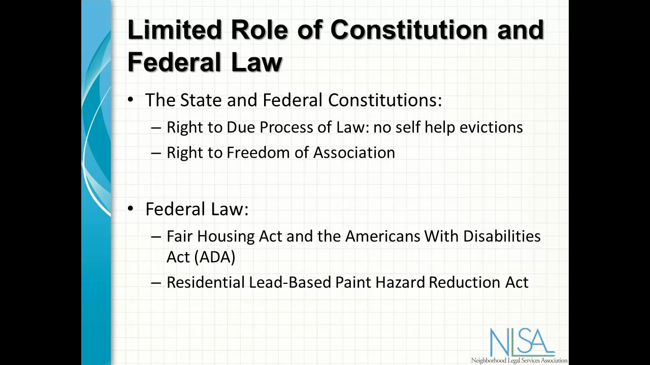 Webinar: The Basics of Landlord-Tenant Law