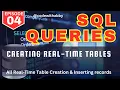 EP-04 SQL Queries Creating Real-Time Tables All Table Creations codewithabby 2024