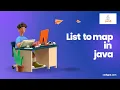 Convert list to map in java in 2 ways List to map conversion with java 8