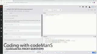 Codewars 8 kyu noobCode 02 TRICKY QUESTIONS JavaScript