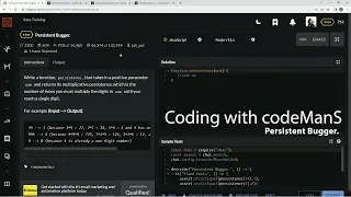 Codewars 6 kyu Persistent Bugger Javascript