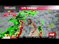 First Alert Weather Day Flash flooding strong storms likely later today