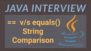String comparison operators and equals method in Hindi Java Interview Questions