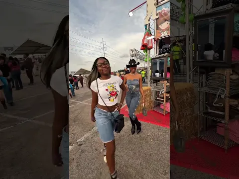 Our first time at the Houston Rodeo #shorts