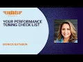 Your Performance Tuning Check List