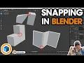 Getting Started with SNAPPING in Blender Snapping Tools Tutorial