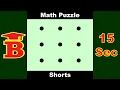9 dots 4 lines Puzzle