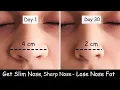 Download Lagu Lose Nose Fat - Get Slim Nose | Nose Reshaping Exercise | Nose Slimming, Sharp Nose, Nose Exercise