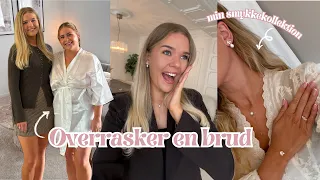 VLOG: interview med avisen, får lash lift og overrasker brud med smykke fra min kollektion