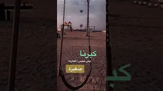 كبرنا بس نحس اعمارنا صغيره اخ صغيره حالات واتس اب دعم في شتراك 