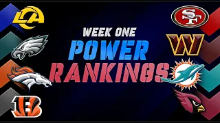 NFL Week 1 Power Rankings