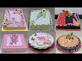 Square Cake And Deferent Decorated Designing Cake Happy Birt ay cake Anniversary Cake NewCake