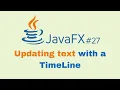 JavaFX and Scene Builder Course - IntelliJ Updating text with a TimeLine