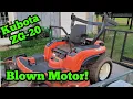 KUBOTA ZG-20 ZERO TURN REBUILD PART 1 MOTOR SWAP