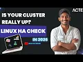 Verify HA Cluster Cluster Setup in Linux High Availability Tutorial