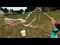 LARGE bubbles - easy bubble juice wand instructions