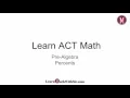 How to Solve Percent Questions on ACT Math - Learn ACT Math