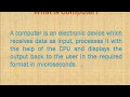 Computer Fundamentals in Bengali Part 1