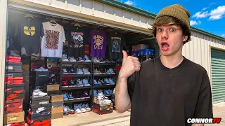 I Bought an Abandoned Storage Unit full of Expensive Sneakers & Streetwear!