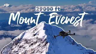 29 000 feet up mount everest with dji mavic 3 pro