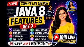 Java 8 Features Explained in Depth Day 3 Live Session Streams Lambda More