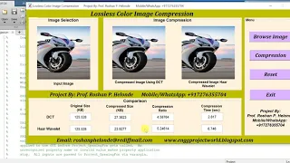 Matlab Code for Lossless Color Image Compression Full Project Source Code