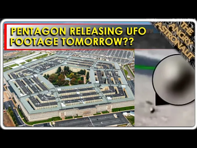 Pentagon unveiling new UFO footage tomorrow??  UAP reporting site shut down!
