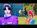 Lagu A BTS le Gusta mucho los CARNAVALES 🤣 JAYUL Momentos divertidos jugando con AGUA