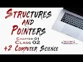 Structures and Pointers Chapter 01 Plus Two Computer Science Class 02