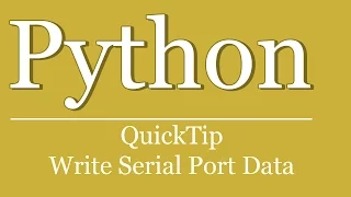 QuickTip - Python Tutorial