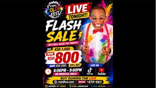 K MALL COLOR FEST: 90-MINUTE FLASH SALE!