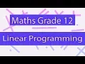 Linear Programming Maximise Minimise Graphical Method Part 41