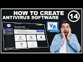 How to Create Antivirus Software VB Net - 2022 Edition UI DESIGN 12