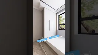 غرف نوم لتوفير المساحه 