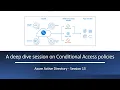 Conditional Access policies A deep dive session on Conditional Access policies and its components