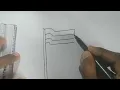 How to draw a flag easy step by step Simple indian drawing