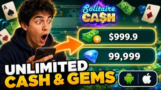 Solitaire Cash Hack - Unlimited Free Gems Cash iPhone Android