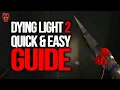 Dying Light 2 How To Get The Grappling Hook Paraglider How To Unlock Nightrunner Tools NOW